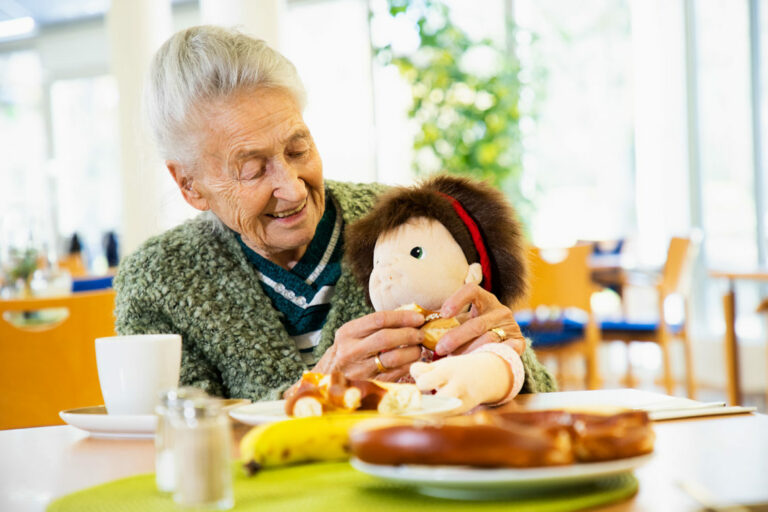 Poupées d'empathie pour Alzheimer